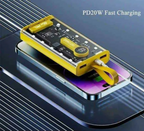 66W Fast Charge Power Bank – 20000mAh High-Speed Portable Charger 🔋