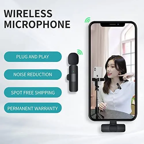 K8 Wireless Mic – Crystal Clear Sound & Plug & Play 🎤