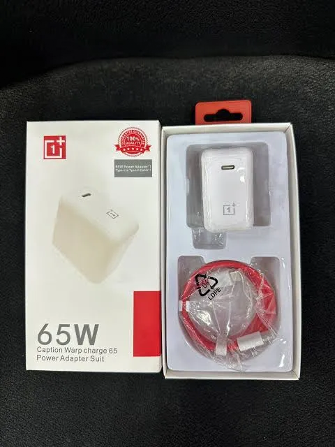 OnePlus 65W Warp Charger – Fast Charge with Type-C Cable ⚡