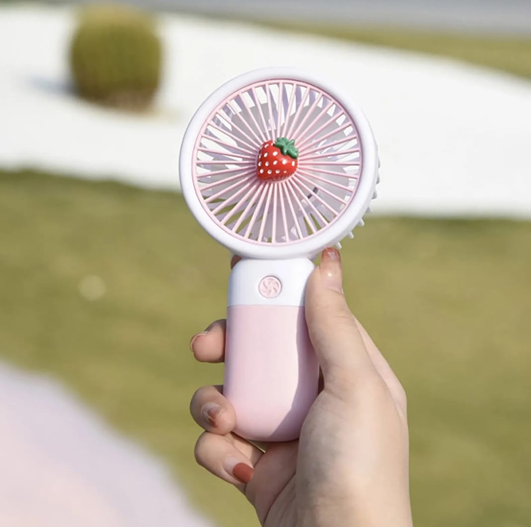 Portable Mini USB Rechargeable Fan | 2-in-1 Handheld & Desk Fan